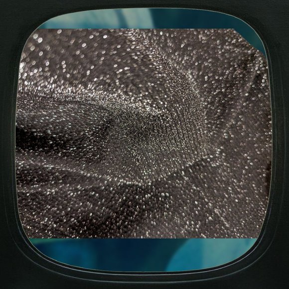 urban outfitters long sleeve black sparkly romper - Picture 2 of 3